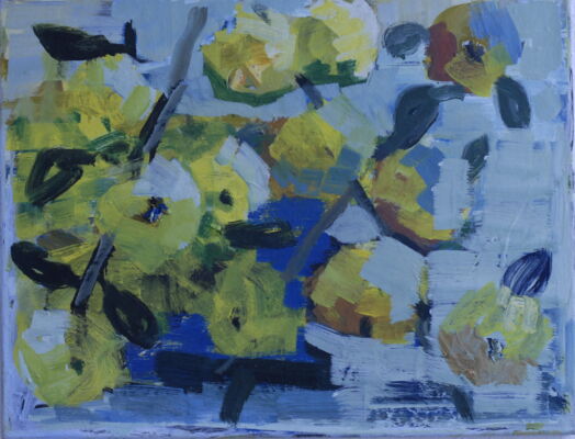 apfelbild, 2008, oel auf leinwand, 71x95