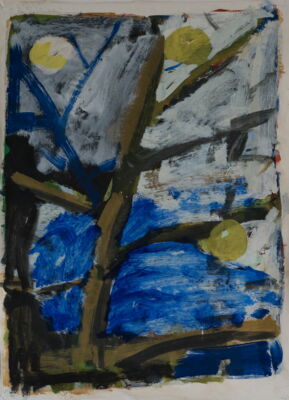 apfelbild, 2016, oel auf leinwand, 90x70