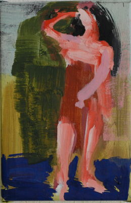 figur, 2012, oel auf leinwand, 22x16