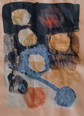 ohne titel, 2012, gouache auf papier, 40x30