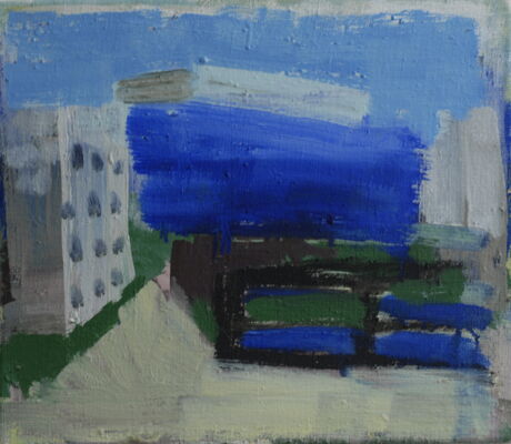 quartier, 2007, oel auf leinwand, 29x32