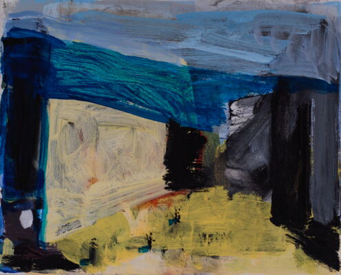 quartier, 2019, oel auf leinwand, 27x33