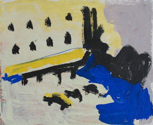 quartier, 2014, oel auf leinwand, 28x34