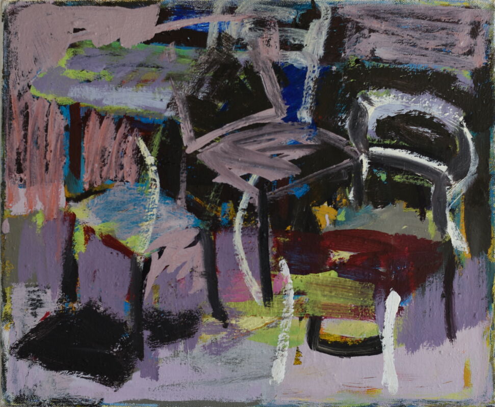 hotel, 2022, oel auf leinwand, 50x60