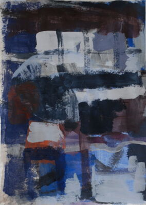 hotel, 2013, gouache auf papier, 70x50