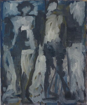 paradis, 1991, oel auf leinwand, 73x61