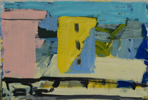 quartier, 2014, oil on canvas, 30x45