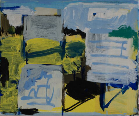 quartier, 2018, oel auf leinwand, 27x32