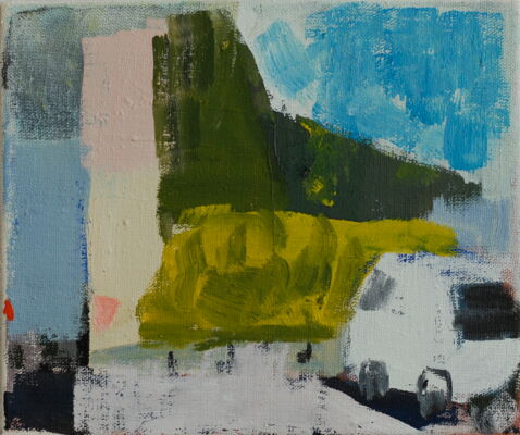 quartier, 2014, oel auf leinwand, 27x32