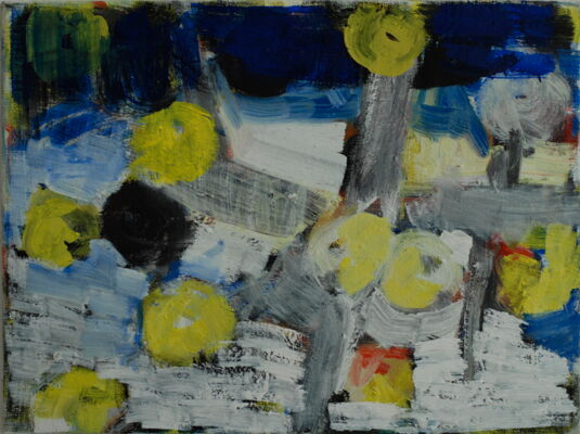 apfelbild, 2012, oil on canvas, 50x65