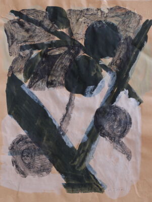 ohne titel, 2012, gouache auf papier, 40x30