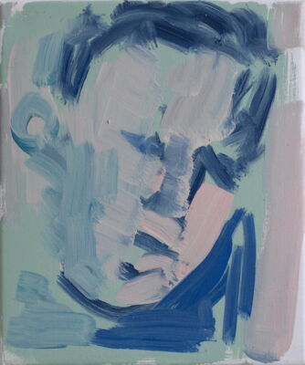 portrait, 2014, oil on canvas, 27x21