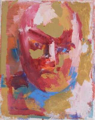 portrait, 2015, oel auf leinwand, 25x20