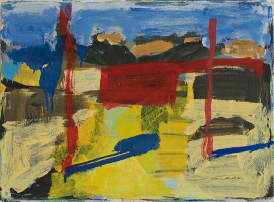 quartier, 2018, oel auf leinwand, 30x45