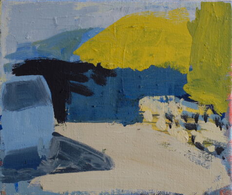 quartier, 2014, oel auf leinwand, 27x32