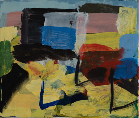 quartier, 2018, oel auf leinwand, 27x32