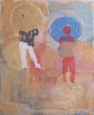 schirmbild, 2011, oel auf leinwand, 118x100