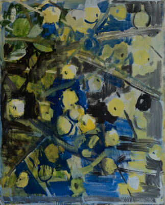 apfelbild, 2017, oel auf leinwand, 120x97