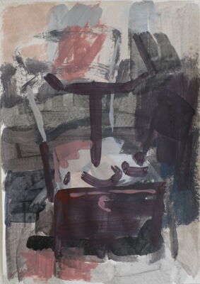 hotel, 2013, gouache auf papier, 70x50