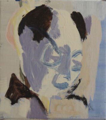 portrait, 2009, oel auf leinwand, 22x18