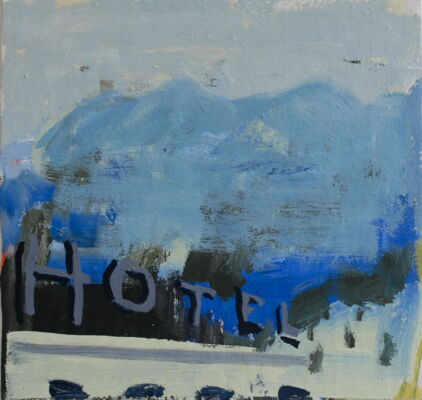 hotel, 2014, oel auf leinwand, 31x32