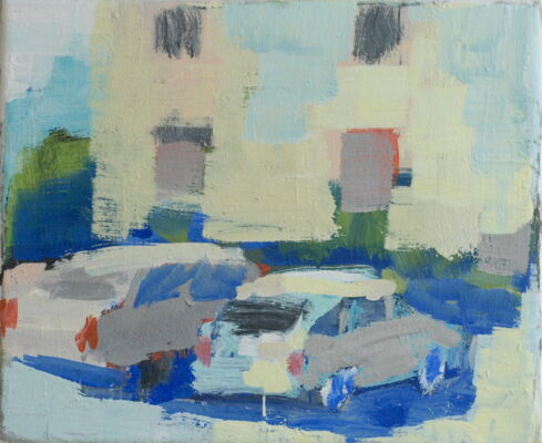 quartier, 2013, oil on canvas, 21x27