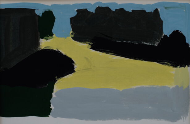 quartierstudie, 2017, gouache auf papier, 10x16