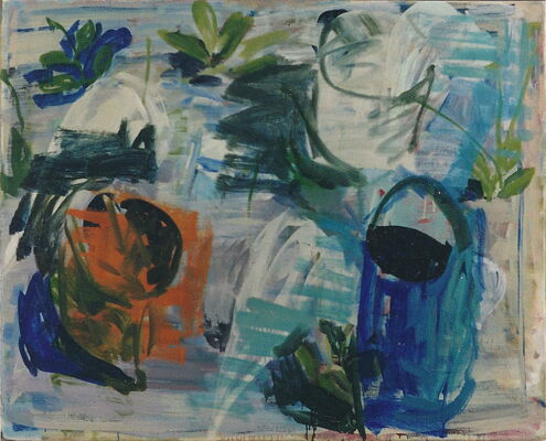 kleine welt, 2004, oil on canvas, 97x120
