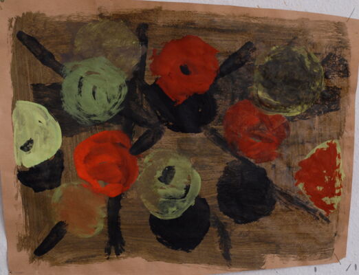 ohne titel, 2012, gouache auf papier, 30x40