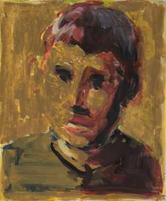 portrait, 2017, oel auf leinwand, 30x25