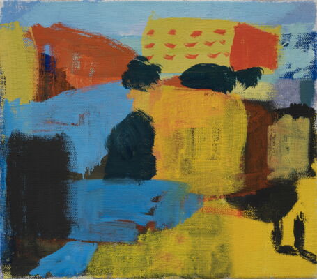 quartier, 2017, oel auf leinwand, 35x40