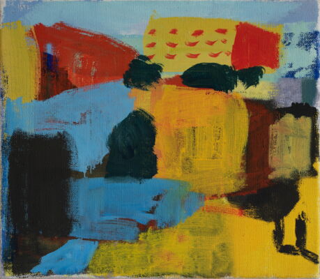 quartier, 2018, oel auf leinwand, 35x40