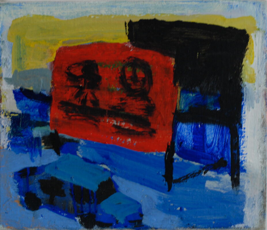 quartier, 2019, oel auf leinwand, 30x35