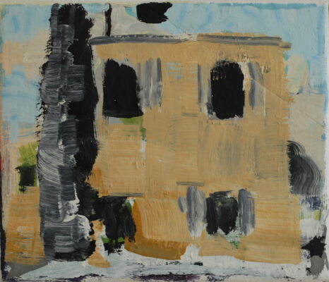quartier, 2012, oil on canvas, 27x32