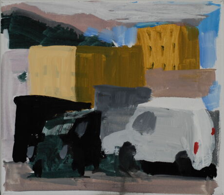 quartier, 2015, oil on canvas, 35x40