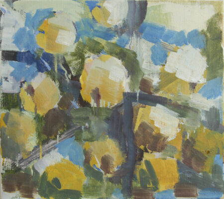 apfelbild, 2010, oel auf leinwand, 45x40