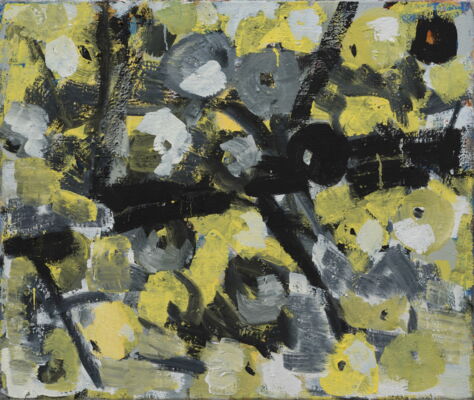 apfelbild, 2017, oel auf leinwand, 61x73