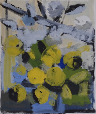 apfelbild, 2016, oel auf leinwand, 60x50