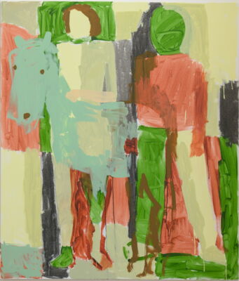 Eselpferdchen, 2024, Acyril auf Leinwand, 140x120