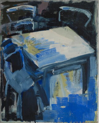 hotel, 2016, oel auf leinwand, 80x60