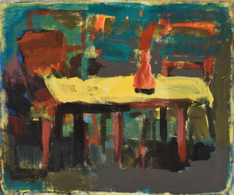 hotel, 2020, oel auf leinwand, 50x60