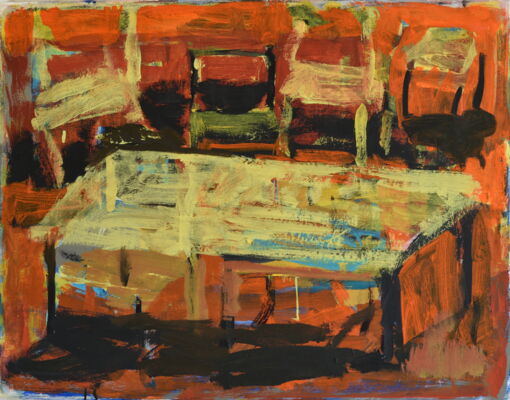 hotel, 2021, oel auf leinwand, 55x71