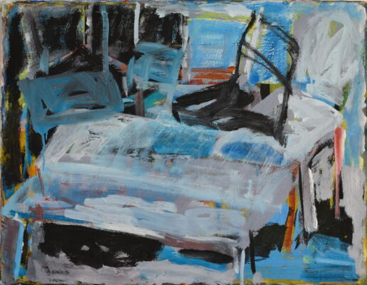 hotel, 2021, oel auf leinwand, 55x71