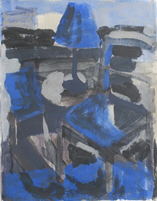 hotel, 2013, gouache auf papier, 90x70