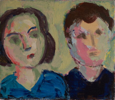 portrait, 2018, oel auf leinwand, 35x40