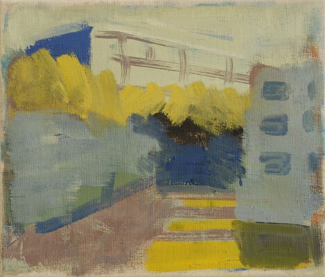 quartier, 2007, oil on canvas, 29x32