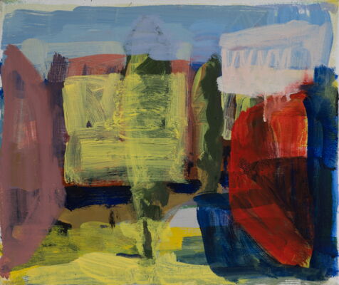 quartier, 2021, oel auf leinwand, 31x37