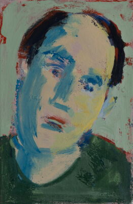 portrait, 2021, oil on canvas, 25x18