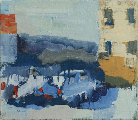 quartier, 2013, oel auf leinwand, 27x32