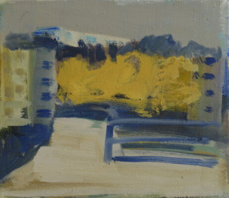 quartier, 2007, oil on canvas, 30x35